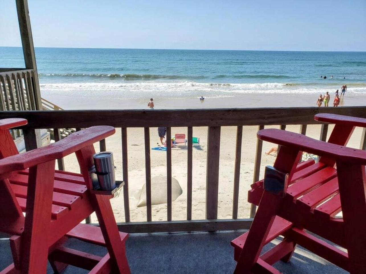 Ocean Front Condo Paradise 168 North Topsail Beach Eksteriør billede